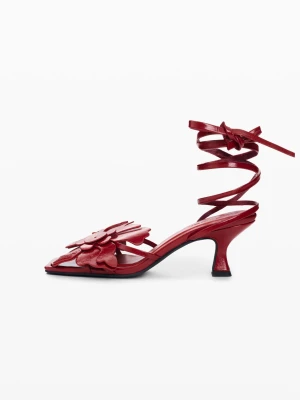 sandały z aplikacją w kształcie kwiatu Desigual