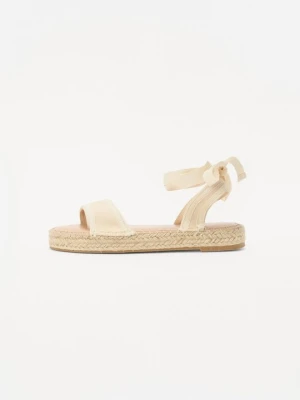 Sandały z cholewką Anna Field Wide Fit By Zalando beżowy