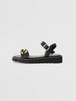 Sandały z cholewką Anna Field By Zalando czarny