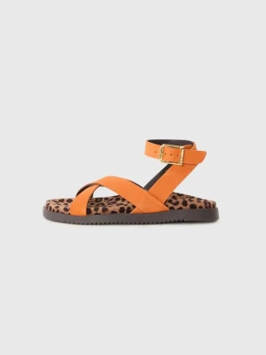 Sandały z cholewką Steve Madden pomarańczowy