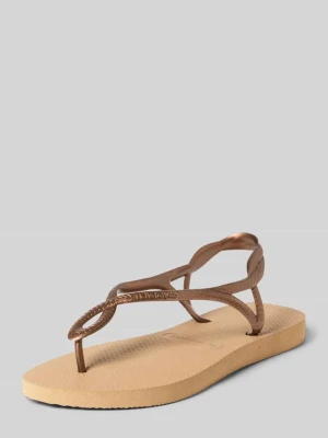 sandały z detal z logo model 'Luna' Havaianas