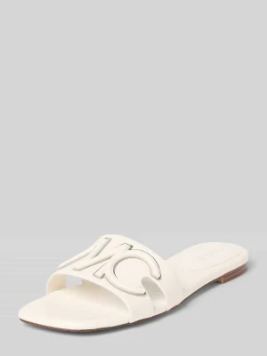 Sandały z detalem z logo Marc Cain Bags & Shoes