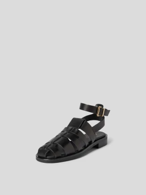 Sandały z naturalnej skóry ALOHAS Czarny