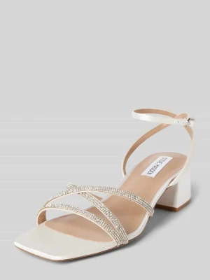 Sandały z obszyciem kamieniami stras model ‘GABBY’ Steve Madden