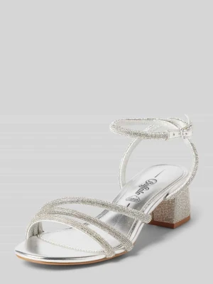 Sandały z obszyciem kamieniami stras model ‘LILLY’ BUFFALO LONDON