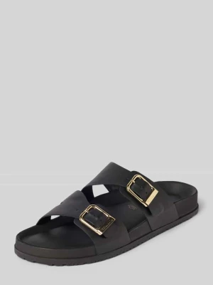 Sandały ze skóry ze sprzączką tamaris