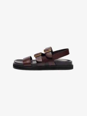 Sandały Zign By Zalando brązowy