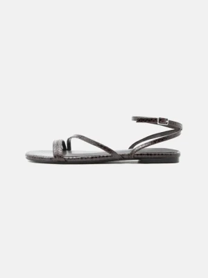 Sandały Zign By Zalando ciemnobrązowy