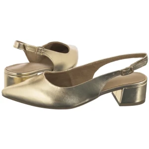 Sandały Złote 1-29505-44 965 (TM521-a) Tamaris