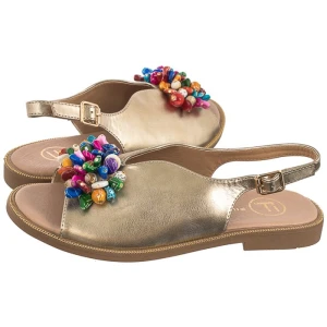 Sandały Złote DS6230/25 GO (FO104-a) Filippo