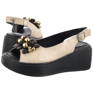 Sandały Złote DS7577/26 GO (FO242-a) Filippo