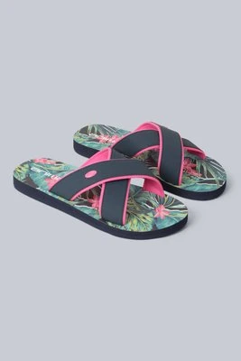 Sandbar klapki damskie - Navy Animal