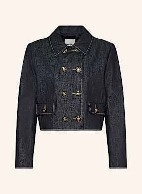 Sandro Blezer W Stylu Jeansowym blau