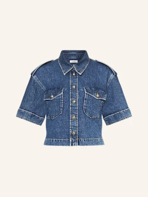 Sandro Bluzka Jeansowa blau