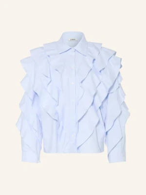 Sandro Bluzka Z Falbanami blau