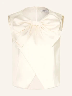 Sandro Bluzka Z Satyny weiss