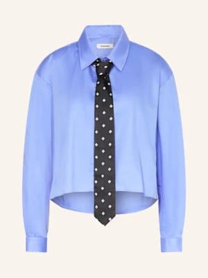Sandro Bluzka Z Wiązaniem Pod Szyją blau
