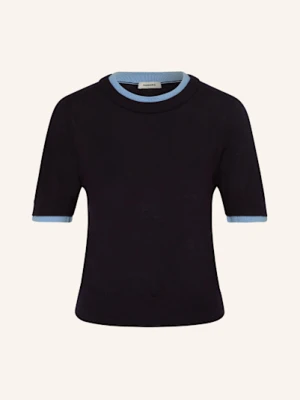 Sandro Dzianinowa Koszulka blau