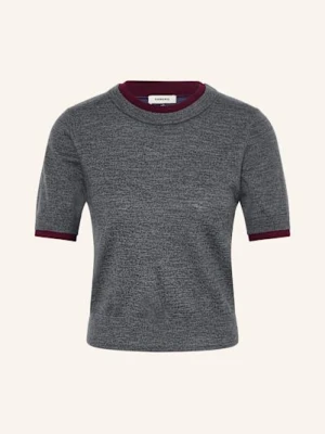 Sandro Dzianinowa Koszulka grau