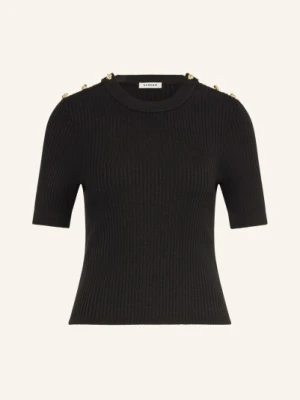 Sandro Dzianinowa Koszulka schwarz