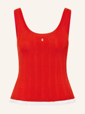 Sandro Dzianinowy Top rot