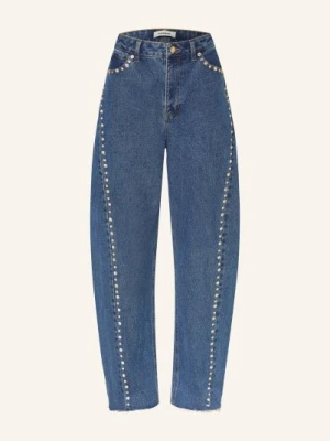 Sandro Dżinsy Z Ozdobnymi Kamieniami blau