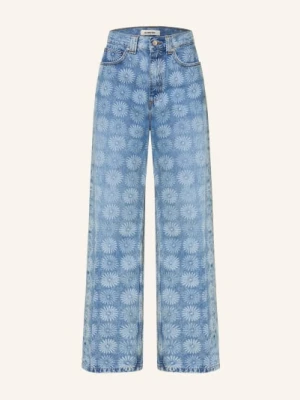 Sandro Dżinsy Z Szerokimi Nogawkami blau