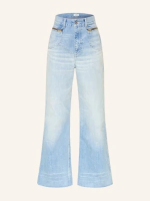 Sandro Dżinsy Z Szerokimi Nogawkami blau
