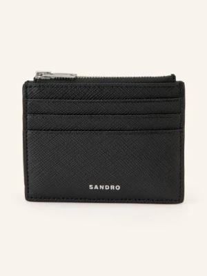 Sandro Etui Na Karty Saffiano schwarz