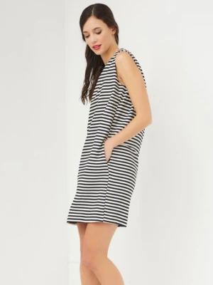 Sandro Ferrone Sukienka w kolorze czarno-białym rozmiar: 44