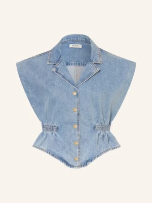 Sandro Kamizelka Dżinsowa blau