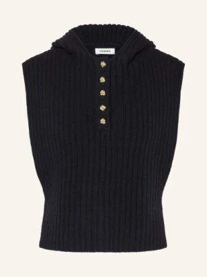 Sandro Kamizelka Z Dzianiny blau