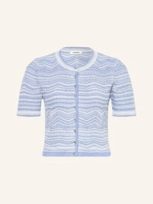 Sandro Kardigan Z Błyszczącą Przędzą blau