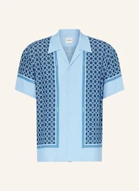 Sandro Koszula Z Klapami Regular Fit blau
