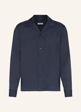 Sandro Koszula Z Klapami Slim Fit blau