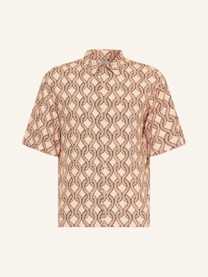Sandro Koszula Z Krótkim Rękawem Regular Fit beige