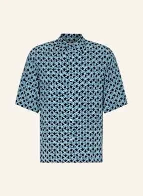 Sandro Koszula Z Krótkim Rękawem Regular Fit blau