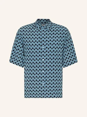 Sandro Koszula Z Krótkim Rękawem Regular Fit blau