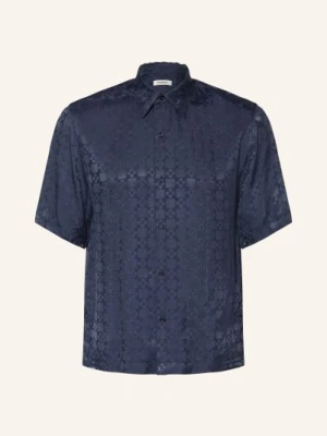 Sandro Koszula Z Krótkim Rękawem Regular Fit Z Żakardu blau