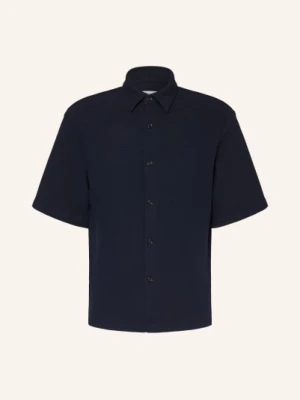 Sandro Koszula Z Krótkim Rękawem Slim Fit Z Piqué blau