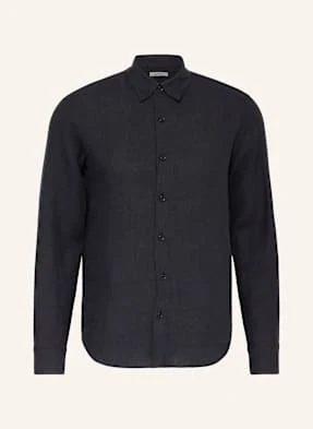 Sandro Koszula Z Lnu Regular Fit blau