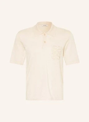 Sandro Koszulka Polo Z Dzianiny beige