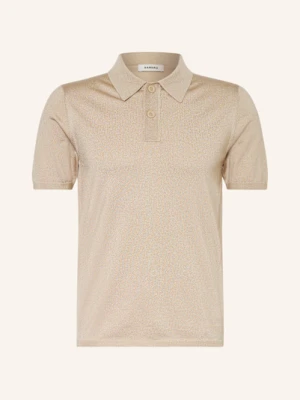 Sandro Koszulka Polo Z Dzianiny beige