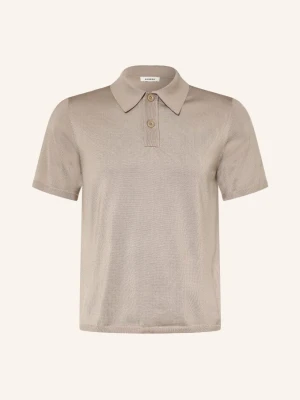 Sandro Koszulka Polo Z Dzianiny beige