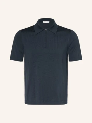 Sandro Koszulka Polo Z Dzianiny blau