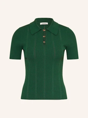 Sandro Koszulka Polo Z Dzianiny gruen