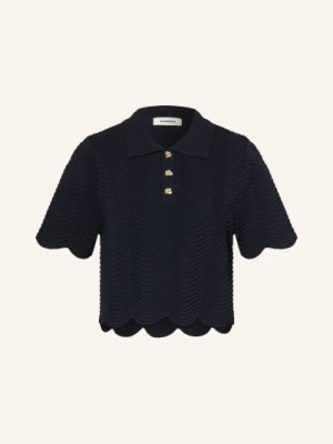 Sandro Koszulka Z Dzianiny blau