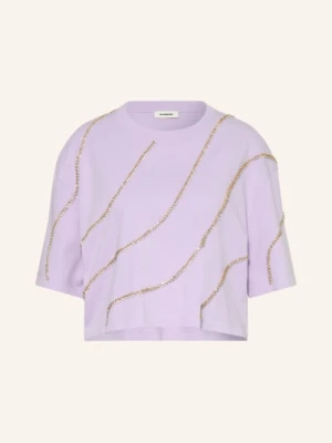 Sandro Koszulka Z Kamieniami Ozdobnymi rosa