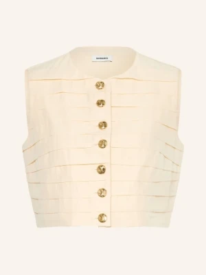 Sandro Krótka Kamizelka Typu Blezer gelb