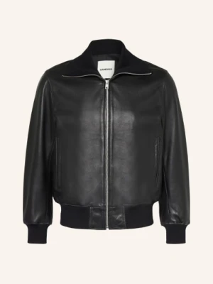 Sandro Kurtka Skórzana schwarz